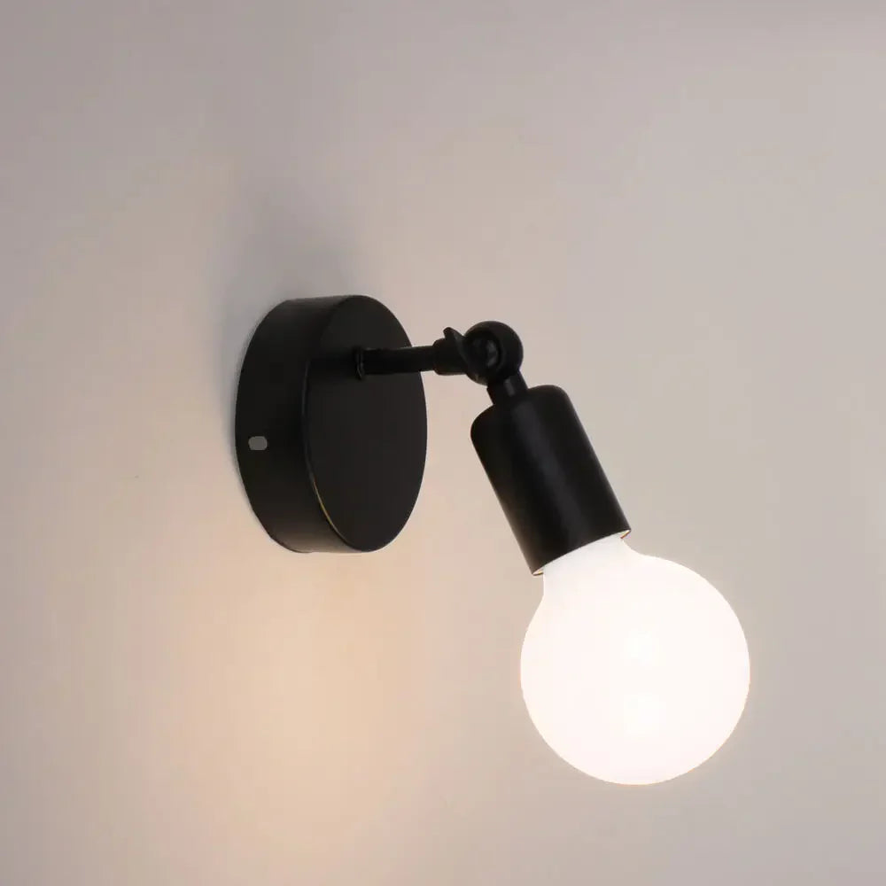 DecorBites™ Adjustable Angle Bedside Wall Lamp Holder for Modern Indoor Sconces