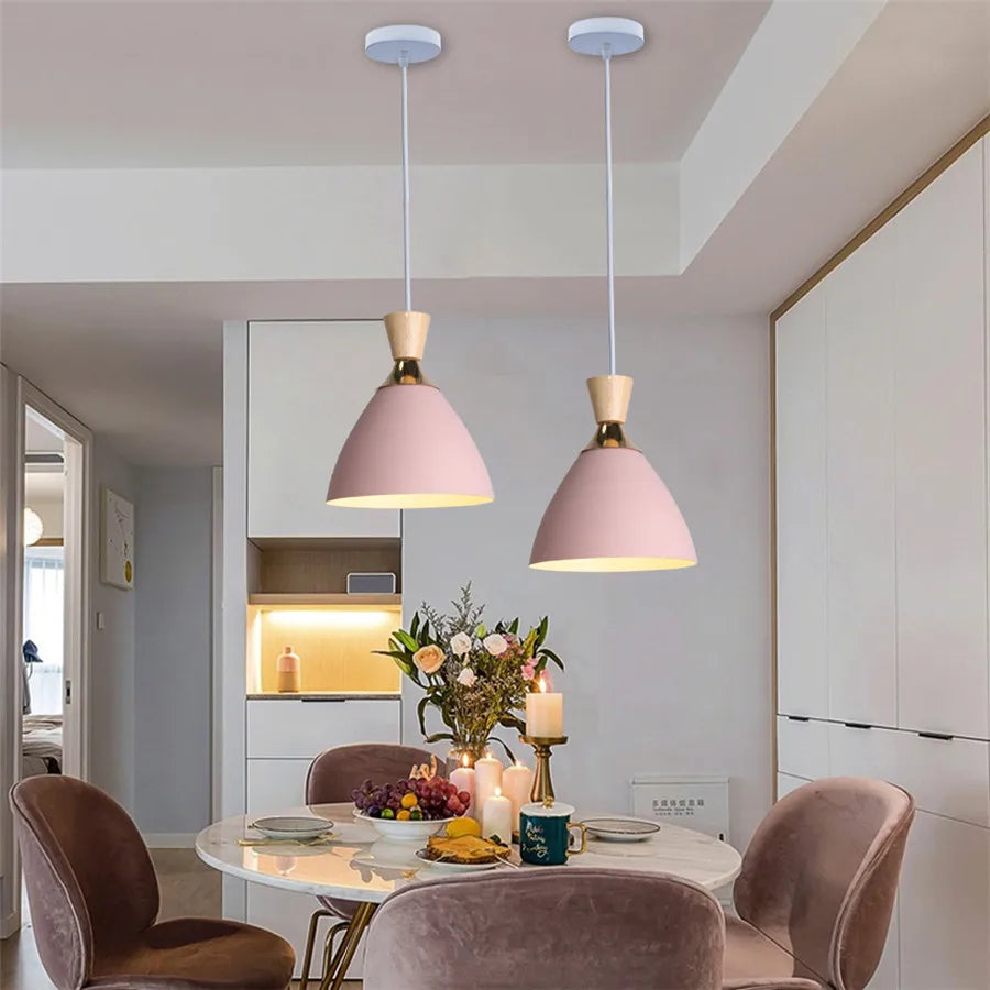 ثريا DecorBites™ LED: إضاءة متدلية نوردية E27 لديكور المنزل والمطعم والبار وغرفة النوم