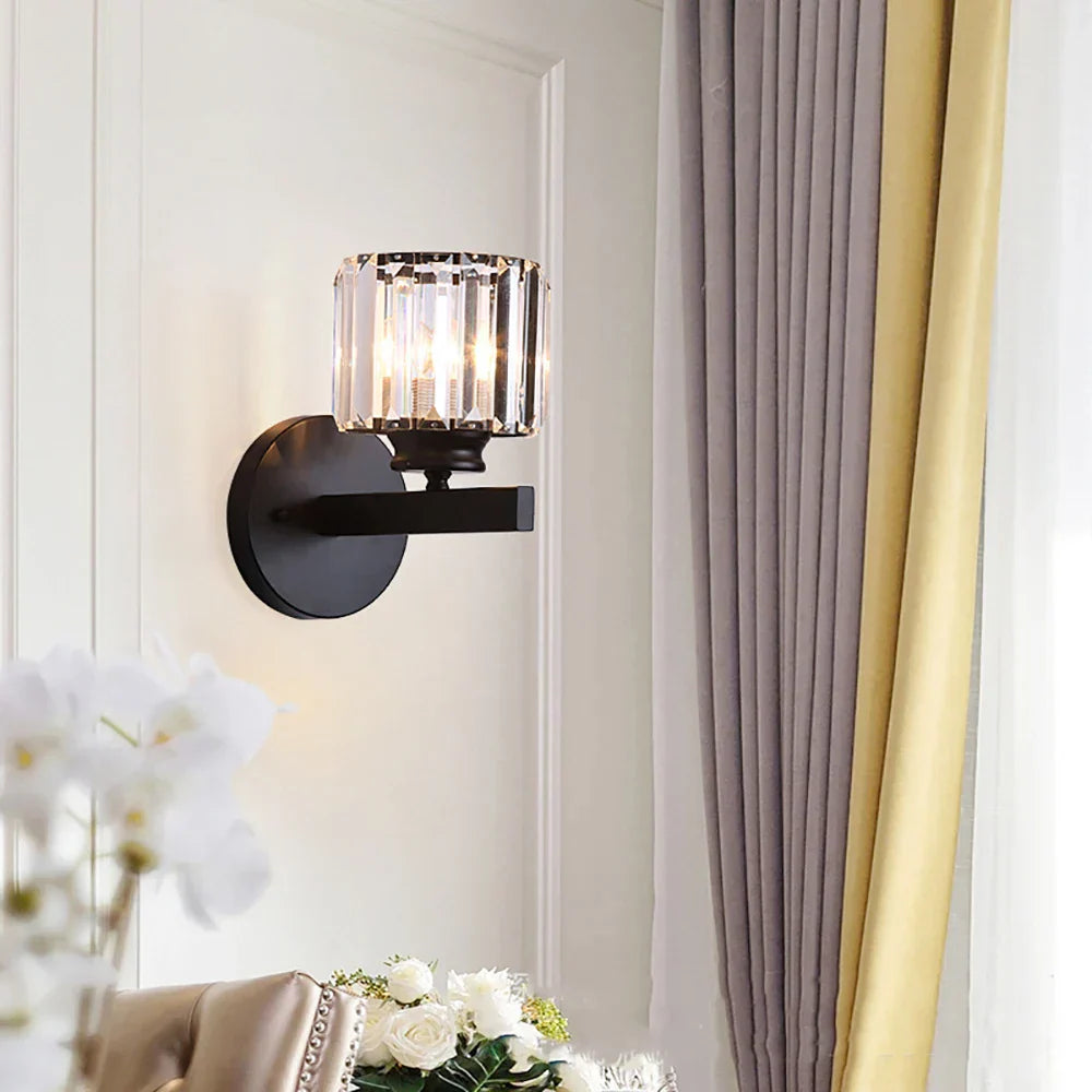 مصباح حائط LED كروي زجاجي من DecorBites™ للممر وغرفة النوم وديكور غرفة المعيشة