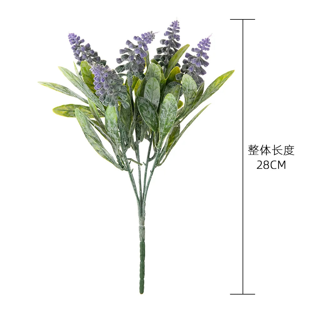 DecorBites™ Doluo Fruit Grass Simulation Flower Wedding Decor Fake Green Plants Bouquet