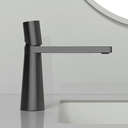 DecorBites™ Brushed Gold Basin Faucet - Elegant Brass Bathroom Mixer Tap for Lavatory