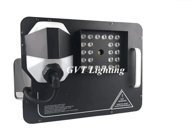DecorBites™ 1500W RGB 3-in-1 DMX LED Fog Machine with Colorful Effects