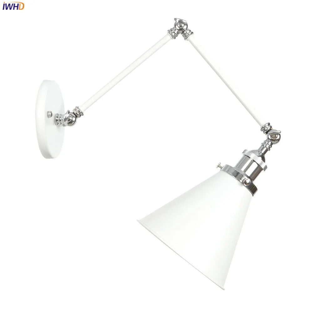 DecorBites™ مصباح حائط صناعي عتيق LED قابل للتعديل على طراز لوفت من إديسون