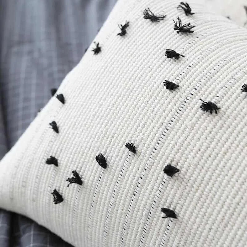 DecorBites™ Geometric Tassels Cushion Cover for Home Sofa Bed Decoration