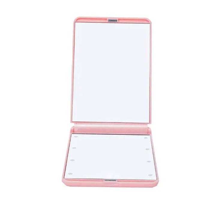 DecorBites™ LED Vanity Mirror Compact Foldable Makeup Pocket Cosmetic Mirror
