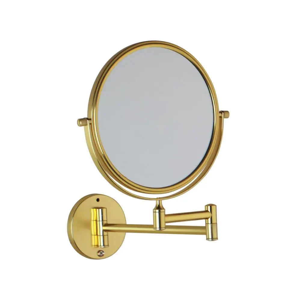 DecorBites™ 3X Magnifying Wall Mounted Beauty Makeup Mirror 8" Double Sided Foldable Mirror