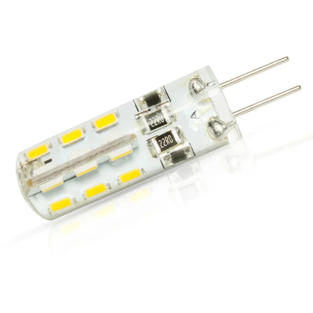 مصباح ديكور بايتس™ G4 LED على شكل ذرة، 3 واط، 24 مصباح SMD 3014، أضواء كاشفة بيضاء دافئة وباردة