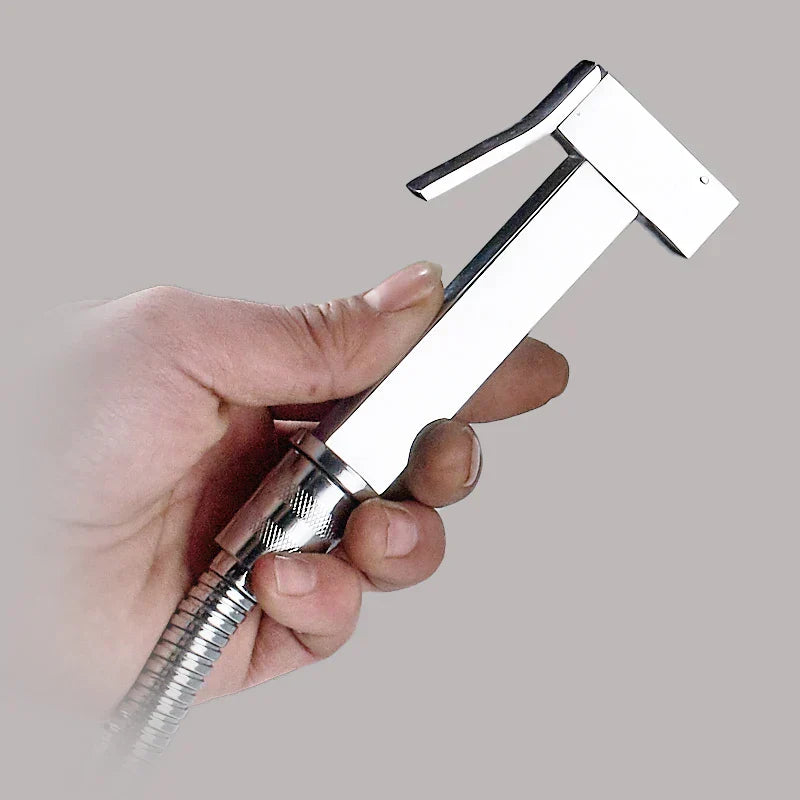 DecorBites™ Golden Bidet Sprayer Gun - Chrome Hand Held Toilet Shower Head