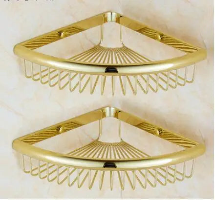 طقم اكسسوارات حمام ذهبي DecorBites™ للمناشف والورق والفرش والمزيد