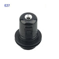 DecorBites™ E27 Socket Lamp Base Switch 4A, 250V Black Fitting Bulb Holder Socket