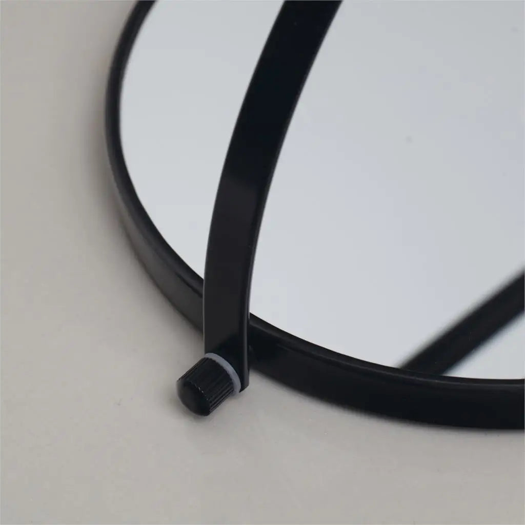 DecorBites™ 3X Magnifying Wall Mounted Beauty Makeup Mirror 8" Double Sided Foldable Mirror