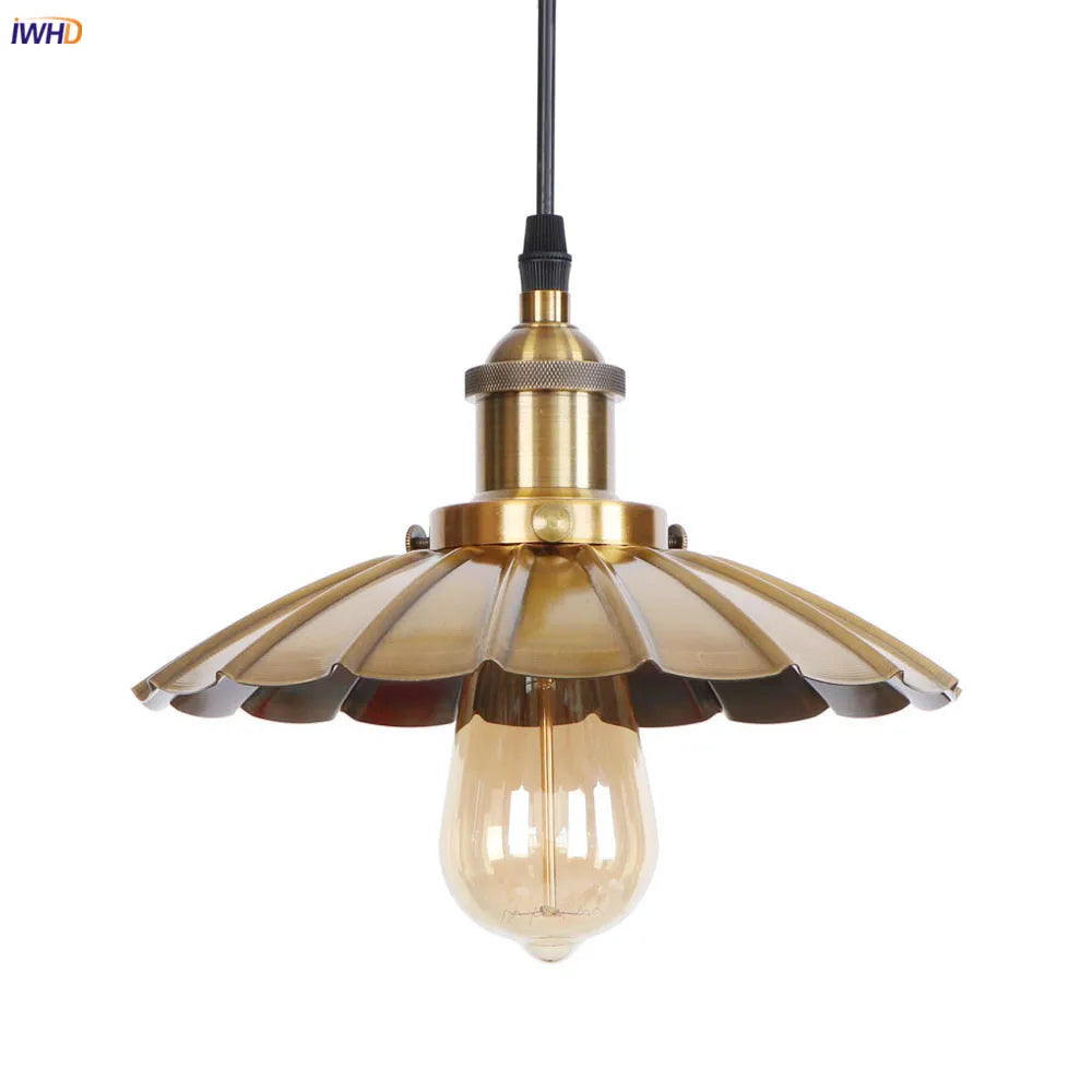 DecorBites™ Gold Retro Edison LED Pendant Lights for Dinning Living Room Industrial Decor