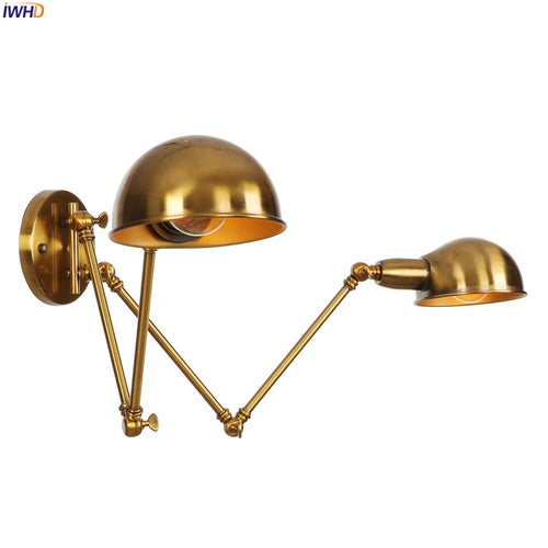 DecorBites™ Adjustable Arm LED Wall Sconce - Retro Loft Industrial Long Arm Wall Lamp