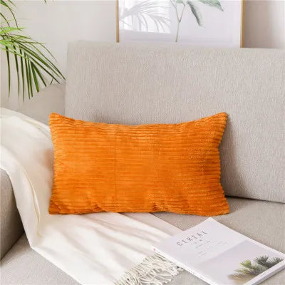 DecorBites™ Corduroy Flocking Velvet Pillow Cover 40x60cm