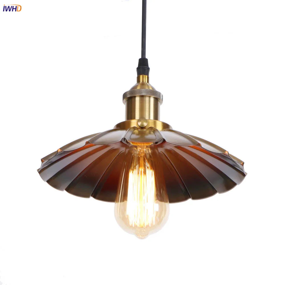 DecorBites™ Gold Retro Edison LED Pendant Lights for Dinning Living Room Industrial Decor