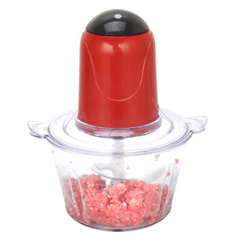 DecorBites™ 2L Stainless Steel Electric Meat Grinder & Chopper - Multifunctional Kitchen Processor