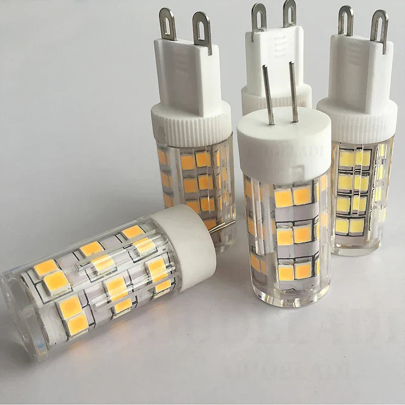 DecorBites™ لمبة LED 5 واط زاوية شعاع 360 درجة G4 G9 2835 SMD 110 فولت/220 فولت - عبوة من 10 قطع
