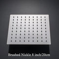 DecorBites™ 12-Inch Stainless Steel Square Rainfall Shower Head - Chrome Luxury Bathroom Fixture