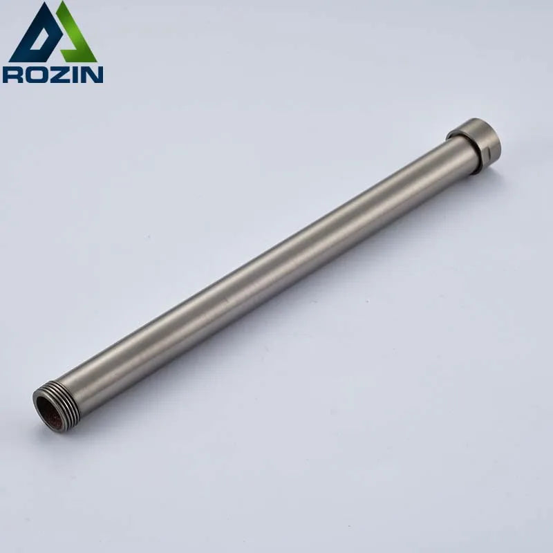 DecorBites™ 30cm Brushed Nickel Shower Faucet Extension Tube - Wholesale and Retail
