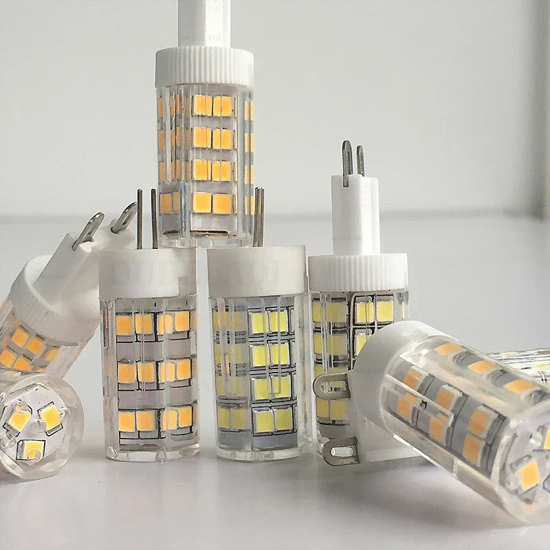 DecorBites™ لمبة LED 5 واط زاوية شعاع 360 درجة G4 G9 2835 SMD 110 فولت/220 فولت - عبوة من 10 قطع