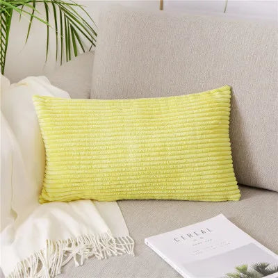 DecorBites™ Corduroy Flocking Velvet Pillow Cover 40x60cm