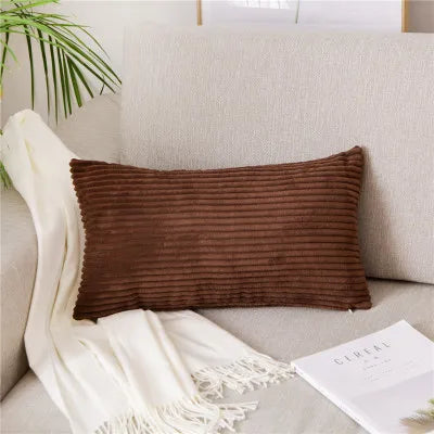 DecorBites™ Corduroy Flocking Velvet Pillow Cover 40x60cm