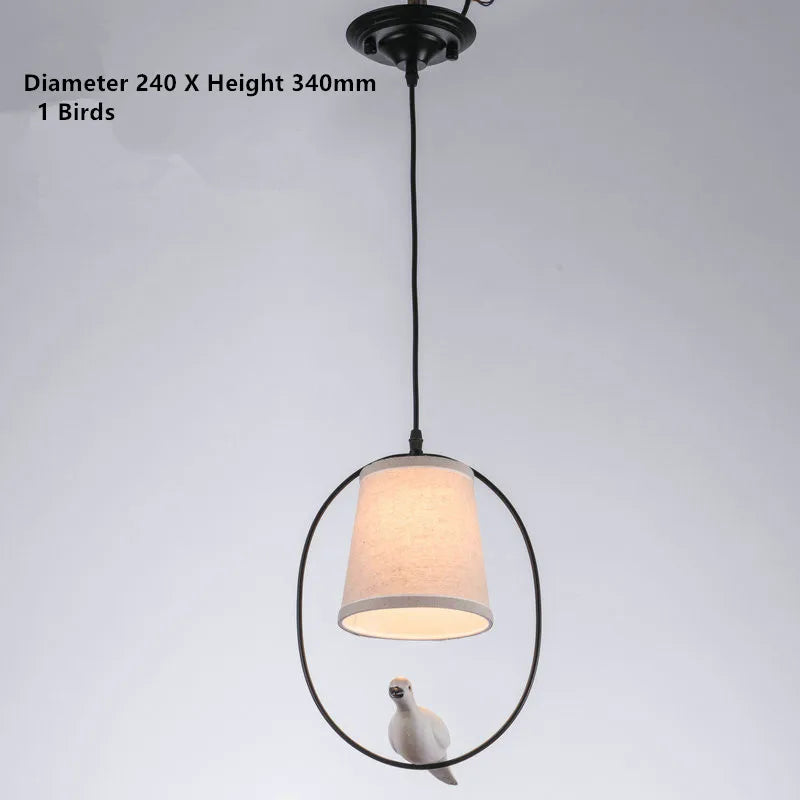 DecorBites™ Bird Lamp: Industrial Pendant Lights for Kitchen Island, Living Room, Bedroom & Restaurant