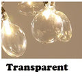 DecorBites™ ثريا الفروع LED: إضاءة صالون Heracleum Lustre للمطبخ والبار والمطعم