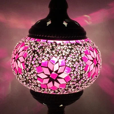 Handmade Turkish Mosaic Glass Pendant Light