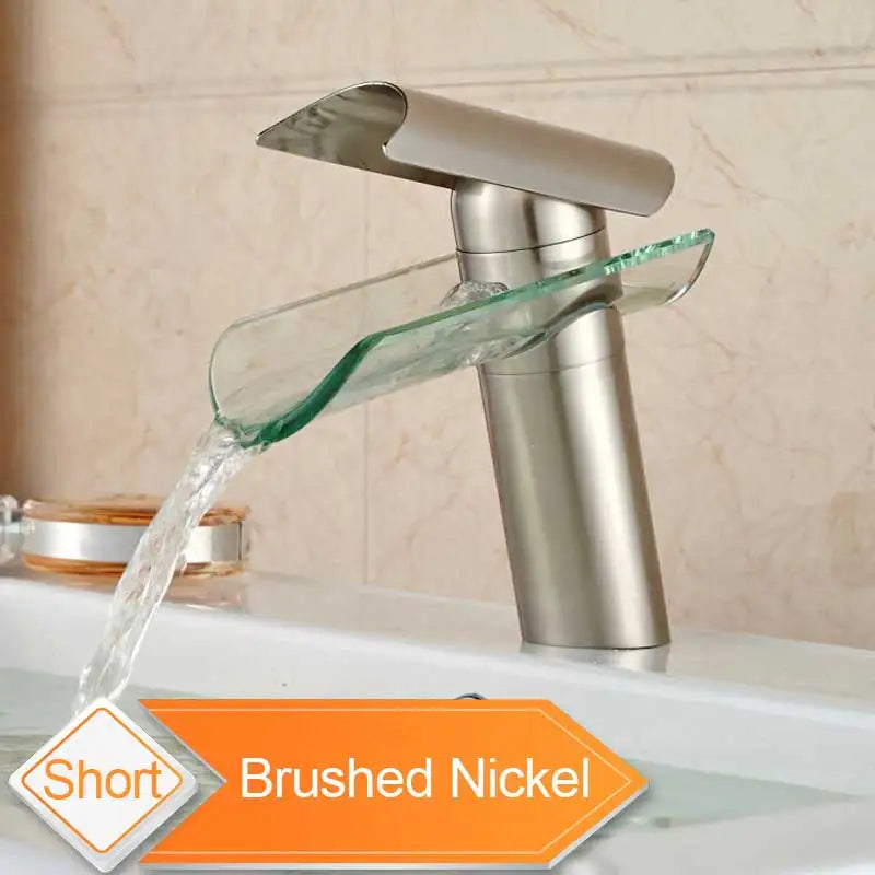 DecorBites™ Glass Spout Basin Faucet