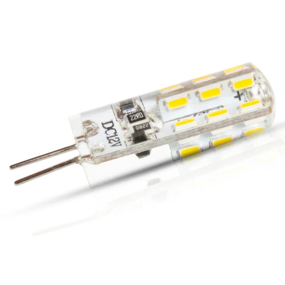 مصباح ديكور بايتس™ G4 LED على شكل ذرة، 3 واط، 24 مصباح SMD 3014، أضواء كاشفة بيضاء دافئة وباردة