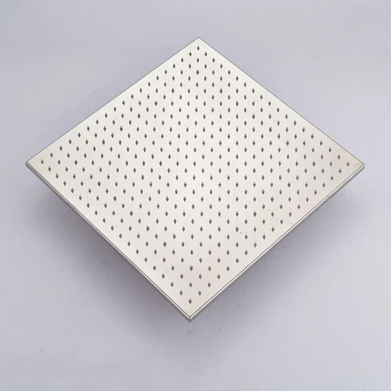 DecorBites™ 20" LED Rainfall Shower Head in Chrome & Brushed Nickel