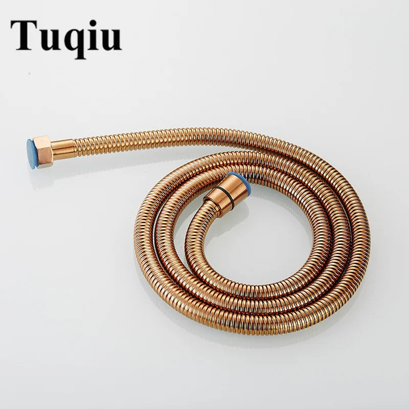 DecorBites™ 1.5m Stainless Steel Flexible Shower Hose in 4 Chrome Colors