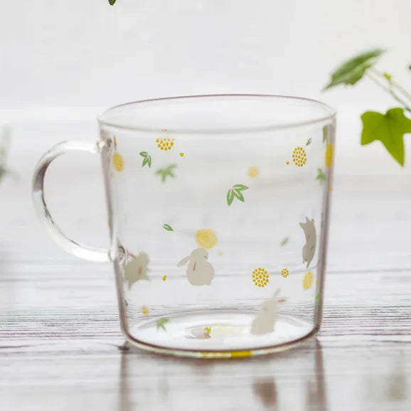 DecorBites™ Killer Whale Glass Coffee Mug 350ml: Cute Polar Bear Tea Cup Heat Resistant Glass Beer Mug