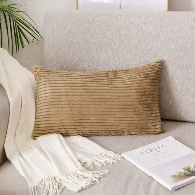 DecorBites™ Corduroy Flocking Velvet Pillow Cover 40x60cm
