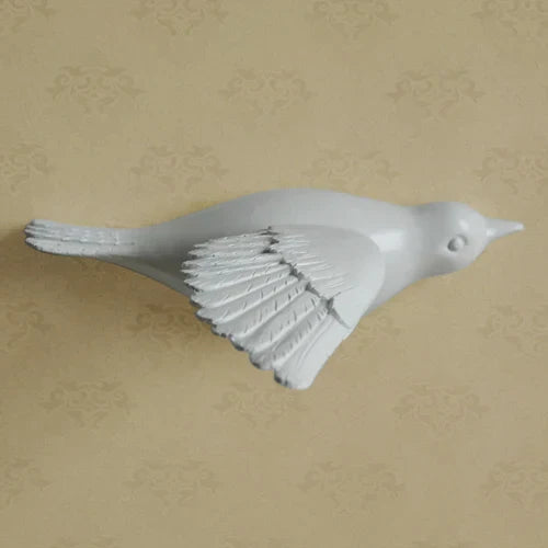 DecorBites™ 3D Bird Resin Statue Wall Decor for Children's Room - Animal Figurine Ornament
