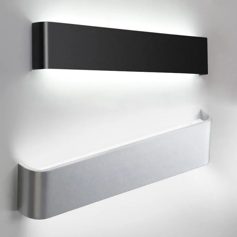 مصابيح جدارية LED من DecorBites™: تصميم عصري بسيط، إضاءة داخلية لغرفة النوم والحمام بقوة 6W/14W