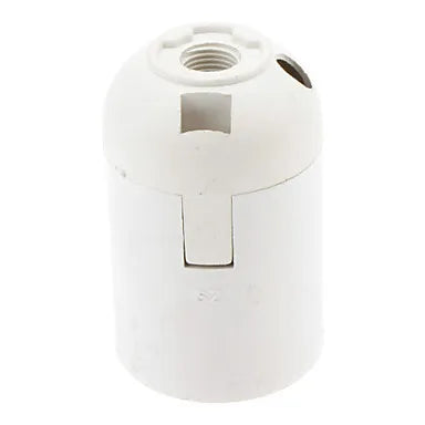 DecorBites™ E27 Lamp Bulb Holder Fitting, Black/White, 110v-220v Lighting Accessory