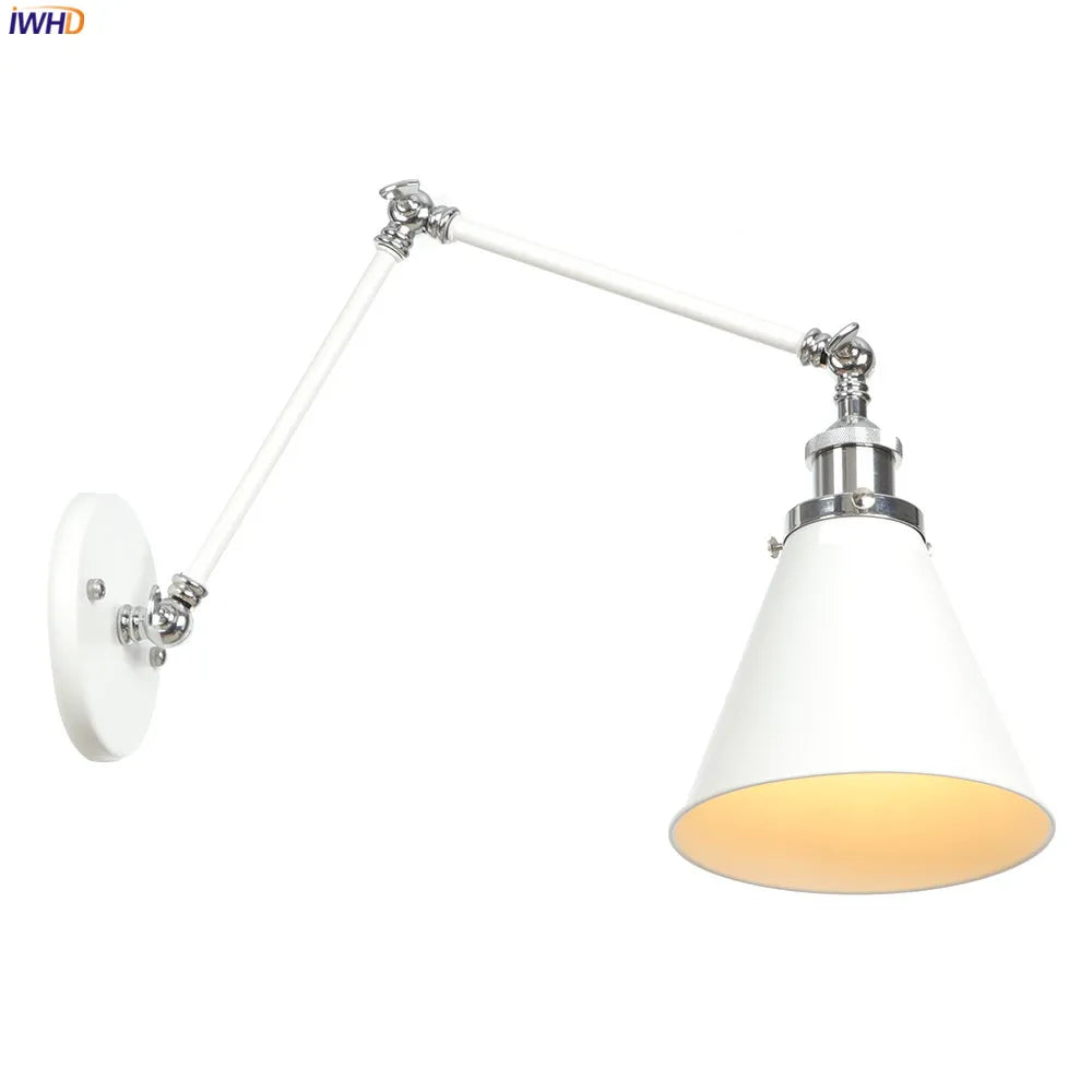 DecorBites™ مصباح حائط صناعي عتيق LED قابل للتعديل على طراز لوفت من إديسون