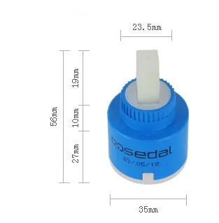 DecorBites™ 35mm 40mm Ceramic Cartridge Faucet Mixer Low Torque Spindle