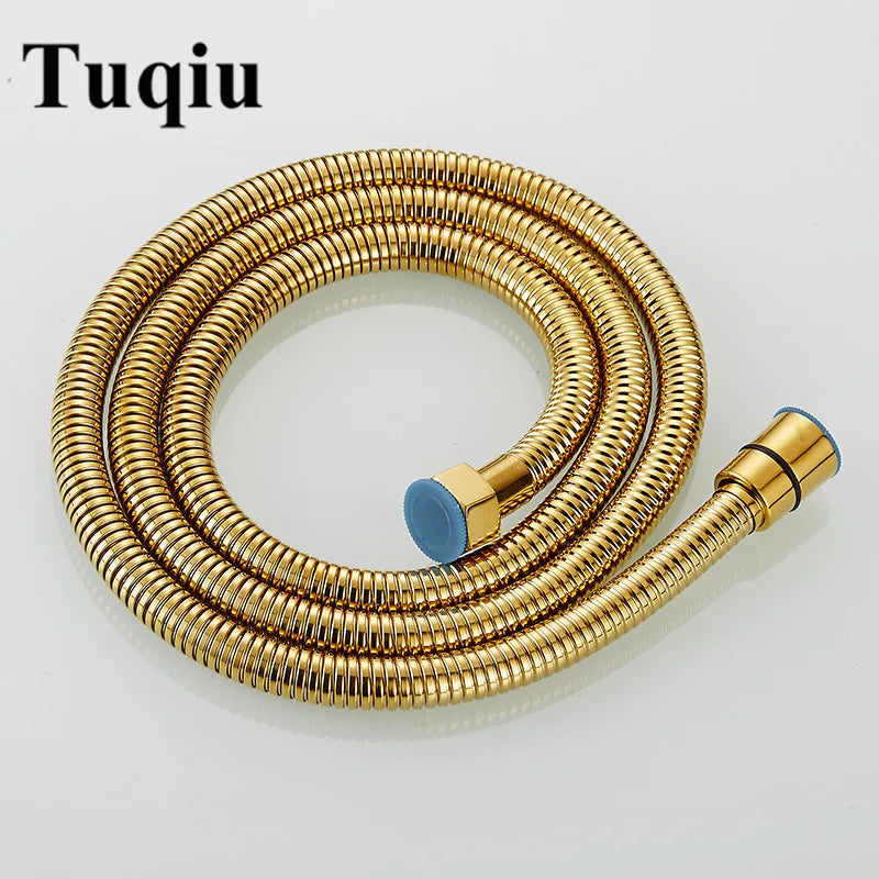 DecorBites™ 1.5m Stainless Steel Flexible Shower Hose in 4 Chrome Colors