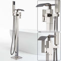 DecorBites™ Black Bronze Bathtub Mixer Faucet | Single Handle Waterfall Tub Fixture