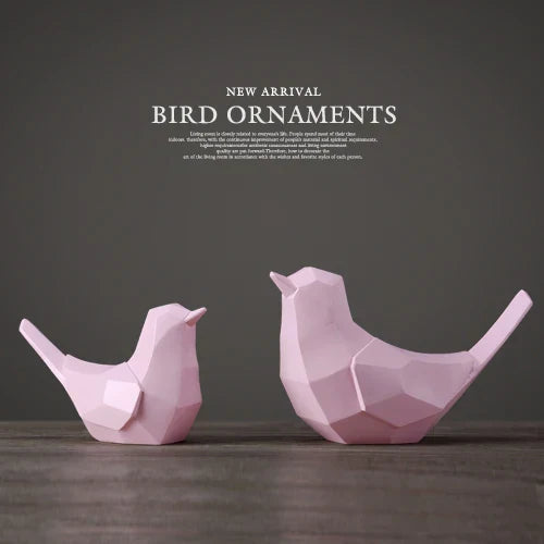 DecorBites™ Couple Birds Resin Figurines for Home Decor and Tabletop Ornaments