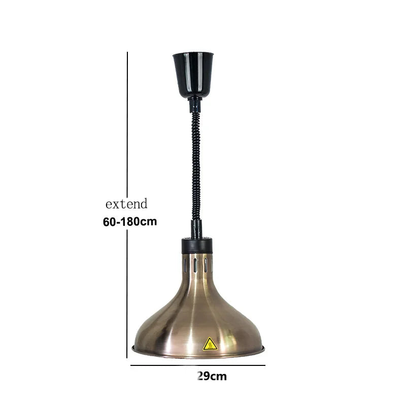 DecorBites™ 250W Electric Heat Lamp Food Preservation Pendant Light