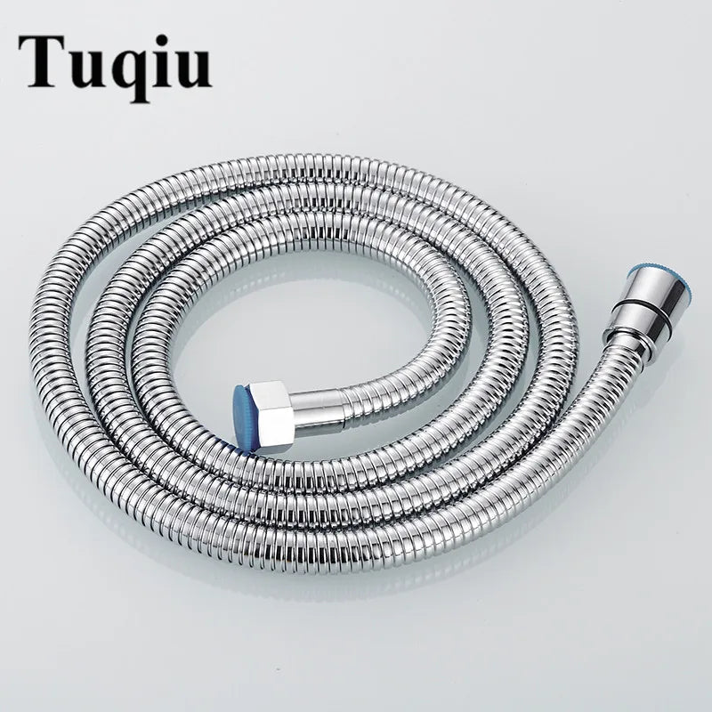 DecorBites™ 1.5m Stainless Steel Flexible Shower Hose in 4 Chrome Colors