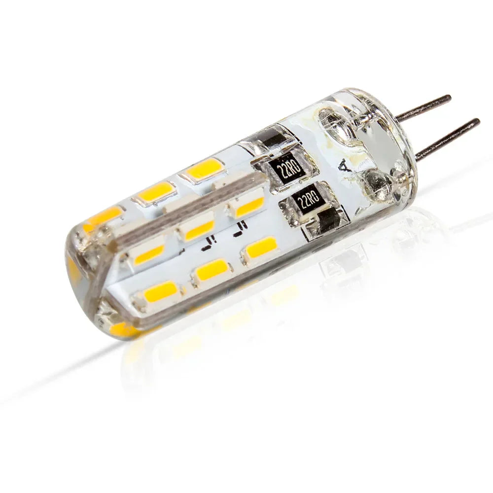 مصباح ديكور بايتس™ G4 LED على شكل ذرة، 3 واط، 24 مصباح SMD 3014، أضواء كاشفة بيضاء دافئة وباردة