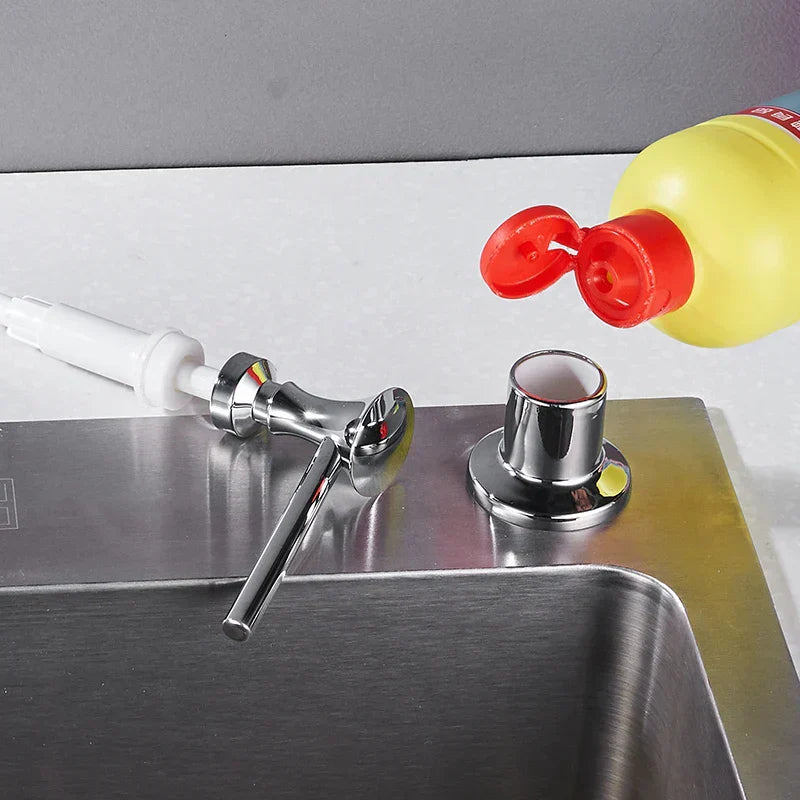 DecorBites™ 400ML Plastic Liquid Soap Dispenser Spray for Kitchen and Bathroom