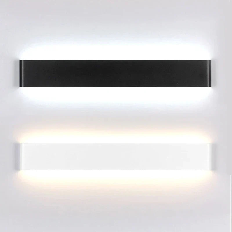 مصابيح جدارية LED من DecorBites™: تصميم عصري بسيط، إضاءة داخلية لغرفة النوم والحمام بقوة 6W/14W