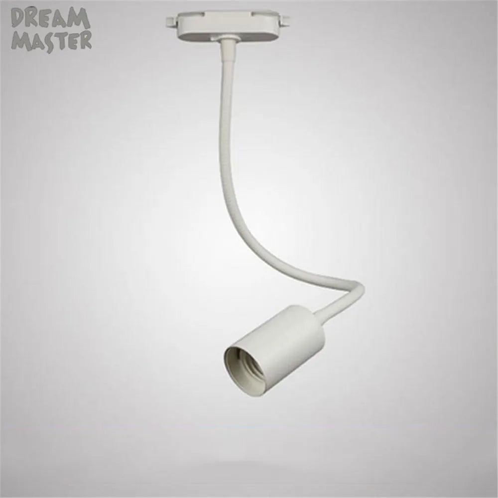 إضاءة مسار مرنة DecorBites™ LED لمتاجر الملابس - قضيب أبيض أسود قابل للثني إضاءة قابلة للطي