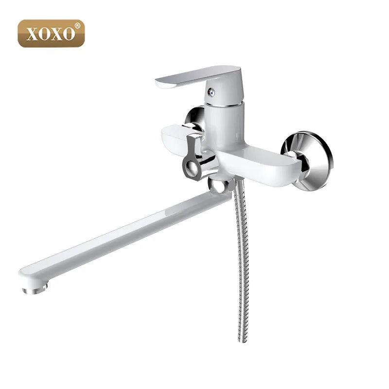 DecorBites™ Green Spray Painted Brass Bath Shower Faucet